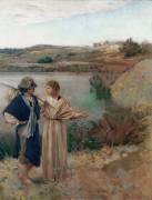 Tobie et l'Ange (Jean-Charles Cazin) - Muzeo.com