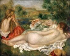 Two Bathers (Auguste Renoir) - Muzeo.com