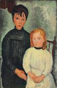 Two Girls (Amedeo Modigliani) - Muzeo.com