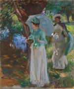 Two Girls with Parasols (John Singer Sargent) - Muzeo.com