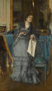 Un chant passionné (Alfred Stevens) - Muzeo.com