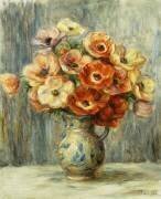 Vase d'Anemones (Auguste Renoir) - Muzeo.com
