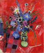 Vase of Nasturtiums (Mildred Bendall) - Muzeo.com