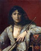 Veiled Circassian Lady (Jean-Léon Gérôme) - Muzeo.com
