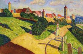 Vieille ville II (Wassily Kandinsky) - Muzeo.com