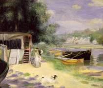 View of Bougival (Auguste Renoir) - Muzeo.com