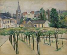 Village Square (Paul Cézanne) - Muzeo.com