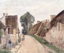 Village Sstreet (Camille Pissarro) - Muzeo.com