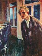 Wanderer by night: self portrait (Edvard Munch) - Muzeo.com