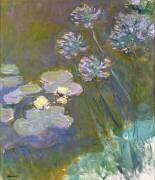 Waterlilies and Agapanthus (Claude Monet) - Muzeo.com