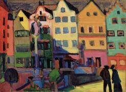 Weilheim-Marienplatz (Wassily Kandinsky) - Muzeo.com