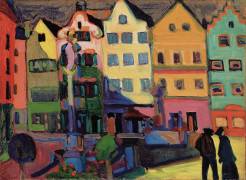 Weilheim-Marienplatz (Wassily Kandinsky) - Muzeo.com