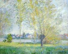 Willows at Vetheuil (Claude Monet) - Muzeo.com