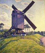 Windmill in Flanders (Theo van Rysselberghe) - Muzeo.com