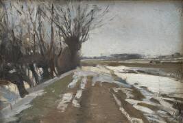 Winter Landscape (Albert Gottschalk) - Muzeo.com