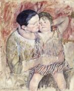 Woman and Child (Mary Cassatt) - Muzeo.com