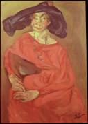 Woman in Red (Chaïm Soutine) - Muzeo.com