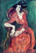 Woman in Red (Chaïm Soutine) - Muzeo.com