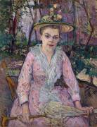 Woman with an Umbrella (Henri de Toulouse-Lautrec) - Muzeo.com