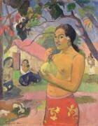Woman with Mango (Paul Gauguin) - Muzeo.com