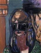Woman with Mask (Max Beckmann) - Muzeo.com