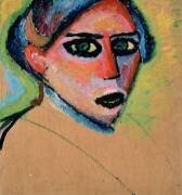 Woman's head (Alexej von Jawlensky) - Muzeo.com