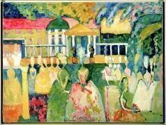 Women in Crinolines (Wassily Kandinsky) - Muzeo.com