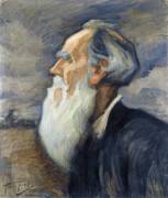 Writer Leon Tolstoy (Leonid Osipovic Pasternak) - Muzeo.com
