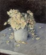 Yellow Roses in a Vase (Gustave Caillebotte) - Muzeo.com