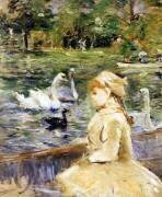 Young Girl boating (Berthe Morisot) - Muzeo.com