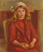 Young Girl with an Orange (Auguste Renoir) - Muzeo.com