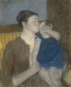 Young Mother (Mary Cassatt) - Muzeo.com