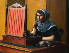 Young Woman Putting on Lipstick (Félix Vallotton) - Muzeo.com