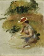 Young Woman Reading (Auguste Renoir) - Muzeo.com