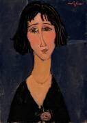 Young woman with rose (Amedeo Modigliani) - Muzeo.com