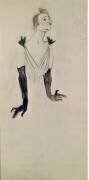 Yvette Guilbert (Henri de Toulouse-Lautrec) - Muzeo.com