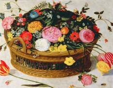 Basket of Flowers (Jan Brueghel the Elder) - Muzeo.com