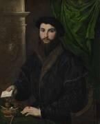 Hieronymus Kraffter (ou Crofft, marchand d'Augsbourg) (Paris Bordone) - Muzeo.com