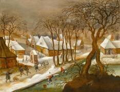 Paysage d'hiver (Pieter Brueghel the Younger) - Muzeo.com