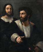 Portrait de l'artiste avec un ami (Raffaello) - Muzeo.com