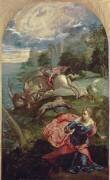 Saint George and the Dragon (Tintoretto) - Muzeo.com