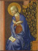 The Virgin Annunciate (Tommaso Masolino da Panicale) - Muzeo.com