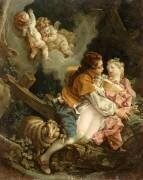 Couple d'amoureux (anonymous) - Muzeo.com