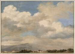 Etude de ciel au Quirinal (Pierre Henri de Valenciennes) - Muzeo.com