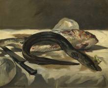 Anguille et rouget (Edouard Manet) - Muzeo.com
