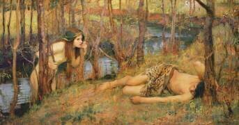 The Naiad (John William Waterhouse) - Muzeo.com