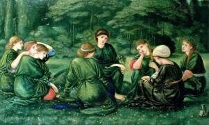Green Summer (Edward Burne-Jones) - Muzeo.com