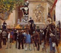 The funeral of Victor Hugo, Place de l'Etoile (1 June 1885) (Jean Béraud) - Muzeo.com