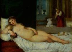 Copie d'après Titien : la Vénus du Pardo (Jean-Jacques Henner) - Muzeo.com