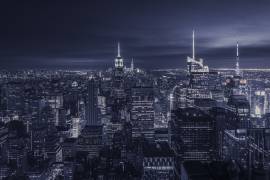 Blue city (Jorge Ruiz Dueso) - Muzeo.com